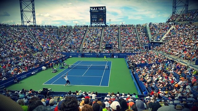 Tennisspiel